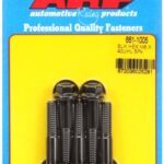 ARP M8 x 1.25 x 40 hex black oxide bolts (5pcs)