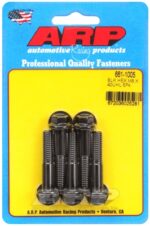 ARP M8 x 1.25 x 40 hex black oxide bolts (5pcs)
