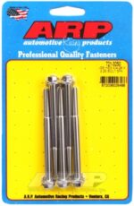 "1/4""-28 x 3.250 hex SS bolts" (5pcs)