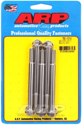 E60B8F80-0981-DA7F-8360-1D3B2FAFC8EE M8 x 1.25 x 90 hex SS bolts (5pcs) - Image 1