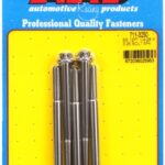 "1/4""-28 x 3.250 12pt SS bolts" (5pcs)