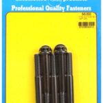 "7/16""-14 X 3.500 12pt 1/2 wrenching black oxide bolts"5pcs