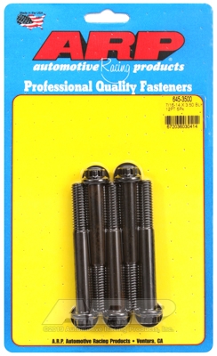 E6A4B2DF-D931-816E-E629-DE588E9AFBF9 "7/16""-14 X 3.500 12pt 1/2 wrenching black oxide bolts"5pcs - Image 1