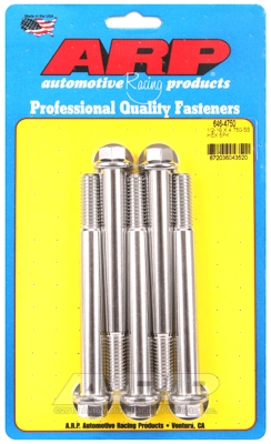 E75A2BC1-11E3-826A-24C1-A4712F8F0CA2 ARP Bolt Kit 1/2-13 x 4.750 SS Hex - Image 1