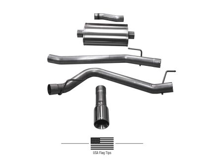 Corsa Cat-Back 3" Single Side Single 4" Gladiator 3.6 20-23