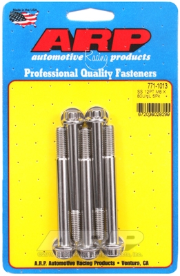E7AE864C-56EA-2F30-CD34-C0BF594050DB M8 x 1.25 x 80 12pt SS bolts (5pcs) - Image 1