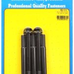 M10 x 1.50 x 100 hex black oxide bolts (5pcs)