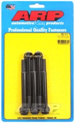 M10 x 1.50 x 100 hex black oxide bolts (5pcs)