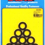ARP "1/2"ID 7/8"OD .120"TH chamfer black washers" (10pcs)