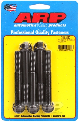 E9C5EE13-3C59-C3C4-EACC-F21FAF002D10 "7/16""-20 x 3.250 hex black oxide bolts" (5pcs) - Image 1