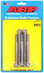 "3/8""-16 x 4.000 12pt 7/16 wrenching SS bolts" (5pcs)