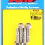 ARP 5/16-24x1.500 SS hex WP pulley w/ .250" fan spcr stud