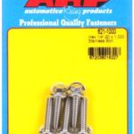 "1/4""-20 x 1.000 hex SS bolts" (5pcs)