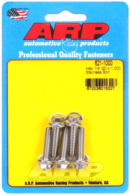 EB2EF24C-8D09-D76D-B934-18C737AB71A9 "1/4""-20 x 1.000 hex SS bolts" (5pcs) - Image 1