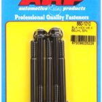 M6 x 1.00 x 65 hex black oxide bolts (5pcs)