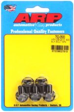 "3/8""-24 x .500 hex black oxide bolts" (5pcs)