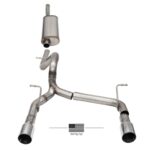 Corsa Cat-Back 2.75" Dual Rear Dual Outlet 4" Wrangler 07-18