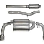 Corsa Cat-Back 3.0" Dual Rear Single 4.5" Mitsubishi Evo X