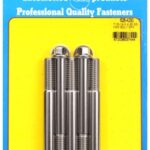 "7/16""-14 X 4.250 hex SS bolts" (5pcs)