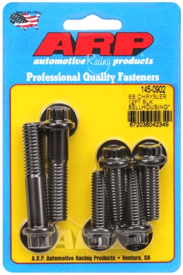 EF6DF545-4831-82B9-52AA-25374A9E470A Big block Chrysler bellhousing bolt kit - Black Oxide 12 pt - Image 1