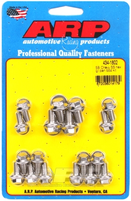 EF7F1652-73CF-1F93-81BD-982D87C39E67 SB Chevy SS hex oil pan bolt kit - Image 1