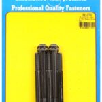 "5/16""-18 x 3.750 12pt black oxide bolts" (5pcs)