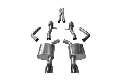 Corsa Cat-Back 2.75" Dual Rear Single 4.5" Charger 6.2/6.4
