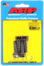 ARP 5/16-24x1.500 black hex WP pulley w/.250" fan spcr stud
