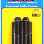 "7/16""-14 X 2.750 hex 1/2 wrenching black oxide bolts" 5pcs