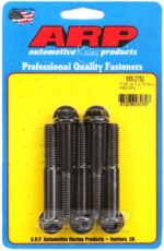 "7/16""-14 X 2.750 hex 1/2 wrenching black oxide bolts" 5pcs
