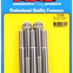 "3/8""-24 x 3.000 12pt SS bolts" (5pcs)