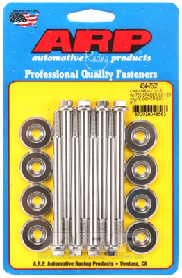 F32BE871-8025-6FA4-D996-F1611423EFF3 ARP SB Chevy GENIII IV/LS w/.750 spacer SS hex vlve cvr bolt - Image 1
