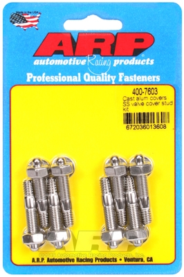 F4764D80-8054-02D6-761F-0D328038A69D Cast alum covers SS valve cover stud kit - Image 1