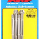 ARP 5/16-24x3.000 SS 12pt WP pulley w/ 1.750" fan spcr stud
