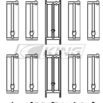 King Main Bearing Shell OPEL C20XE, X18XE, X22XE