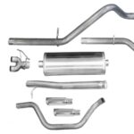 Corsa Cat-Back 3" Dual Rear Single 4" Silverado V8 09-13