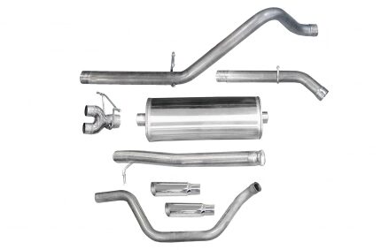Corsa Cat-Back 3" Dual Rear Single 4" Silverado V8 09-13