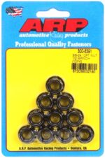 ARP "3/8""-24. 1/2"" socket 12pt nut kit" (10pcs)