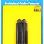 "5/16""-18 X 3.750 hex black oxide bolts" (5pcs)