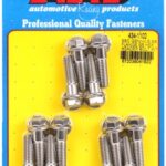 SBC GENIII/LS 3/8 FLANGE SS HEX HEADER BOLT KIT