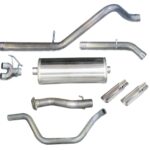 Corsa Cat-Back 3" Dual Rear Single 4" Silverado 6.2 07-09
