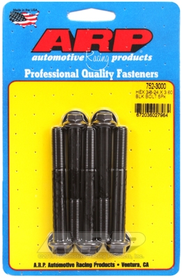F70FD616-A614-D266-5396-C325112F7B15 "3/8""-24 x 3.000 hex black oxide bolts" (5pcs) - Image 1