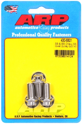 F93B5378-F8A6-47C4-3DBE-79F18C6F60F9 SB & BB Chevy SS lower pulley bolt kit - Image 1