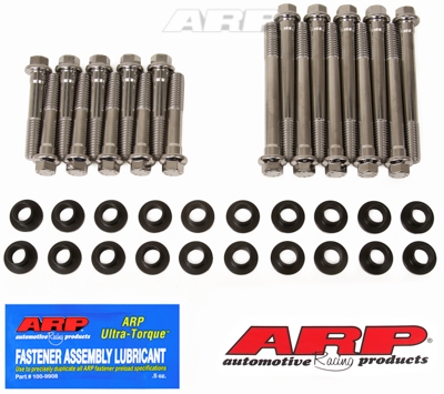 F94B24E6-8604-28F1-1936-F76E3ADEB6F5 SB Ford w/W heads. SS hex head bolt kit - Image 1