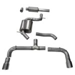 Corsa Cat-Back 3.0" Dual Rear Single 4.0" Golf VII GTI