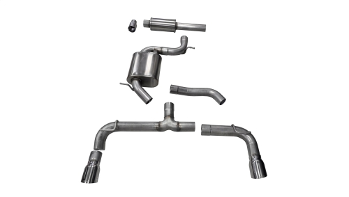 F99B42E6-A060-2351-5BD9-EA02F8C59781 Corsa Cat-Back 3.0" Dual Rear Single 4.0" Golf VII GTI - Image 1