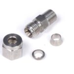 Haltech 1/4" Stainless Compression Fitting Kit 1/8" NPT Thre