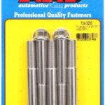 "7/16""-20 x 3.250 hex SS bolts" (5pcs)