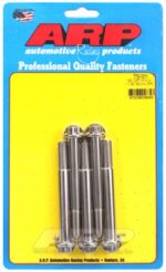 M10 x 1.25 x 90 12pt SS bolts (5pcs)