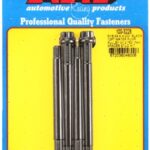 ARP 5/16-24x4.000 black 12pt WP pully w/2.750" fan spcr stud